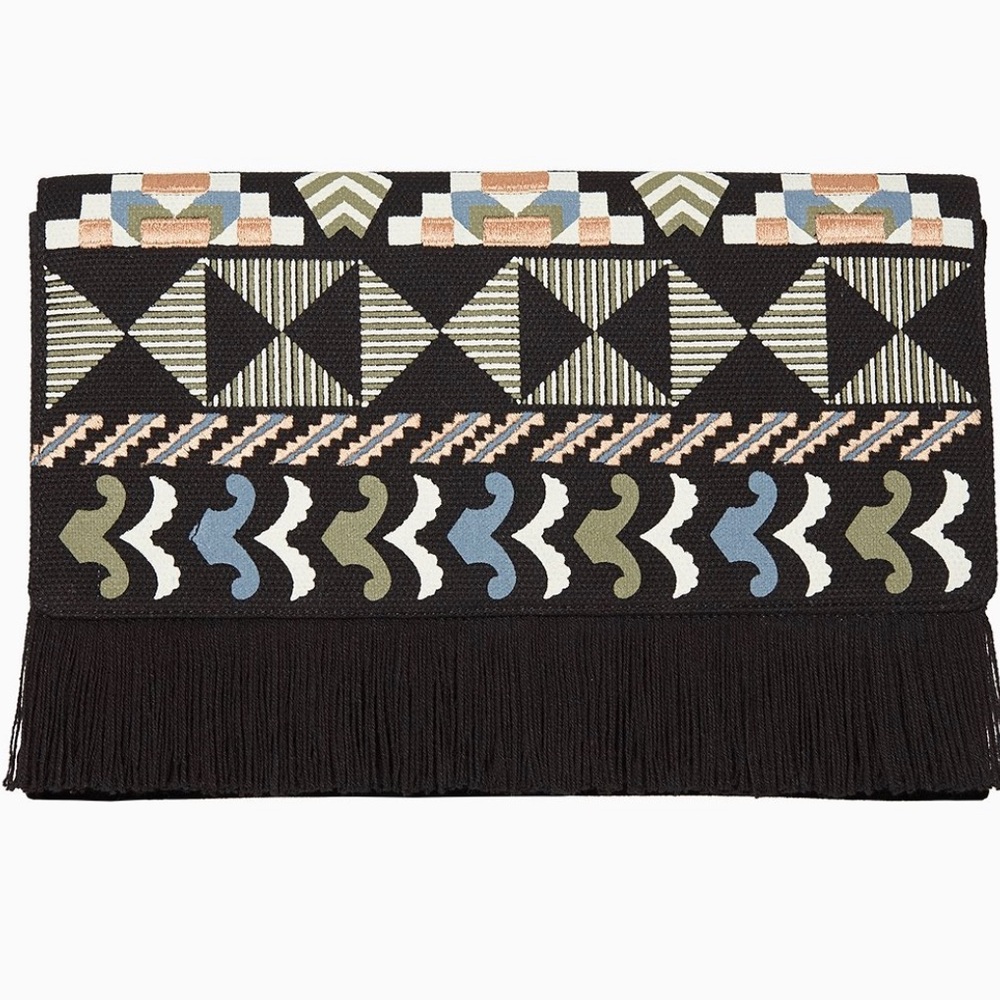 Taj clutch multi print from Stella & Dot